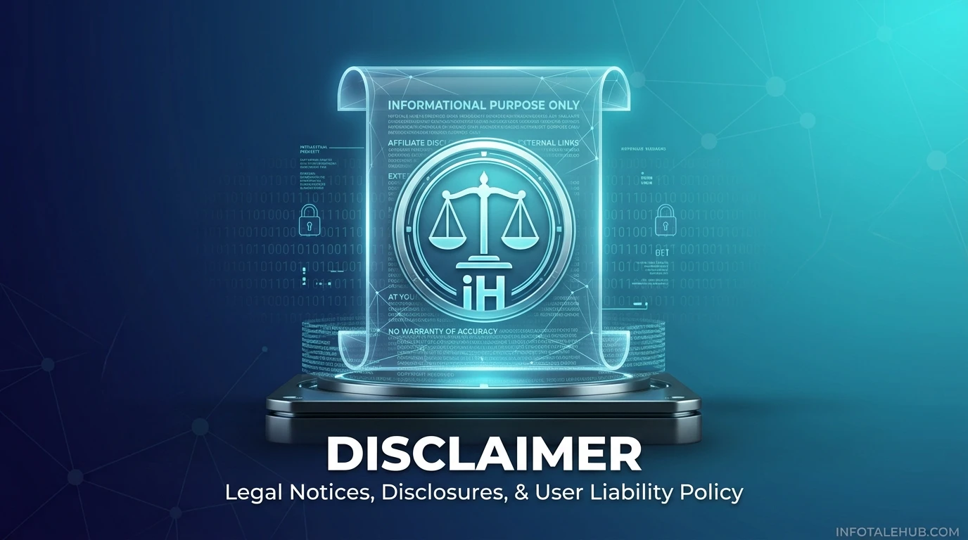 Disclaimer for Infotale Hub